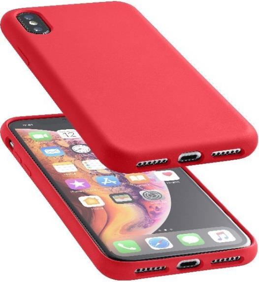 CELLULAR LINE Custodia cover per iPhone X Plus Cellular Line Sensation rosso